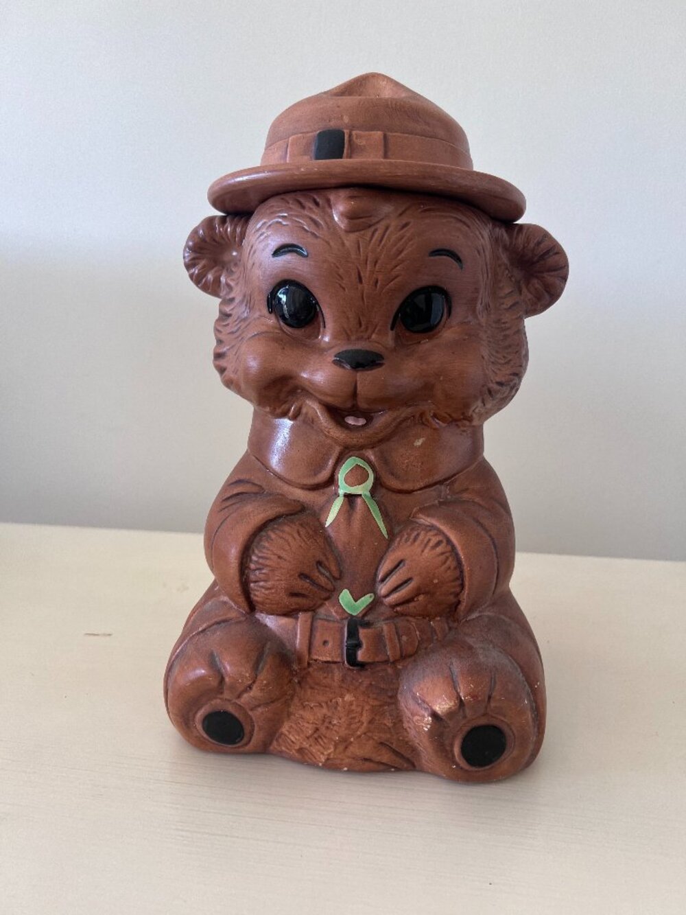 Vintage Twin Winton Smokey the Bear Cookie Jar